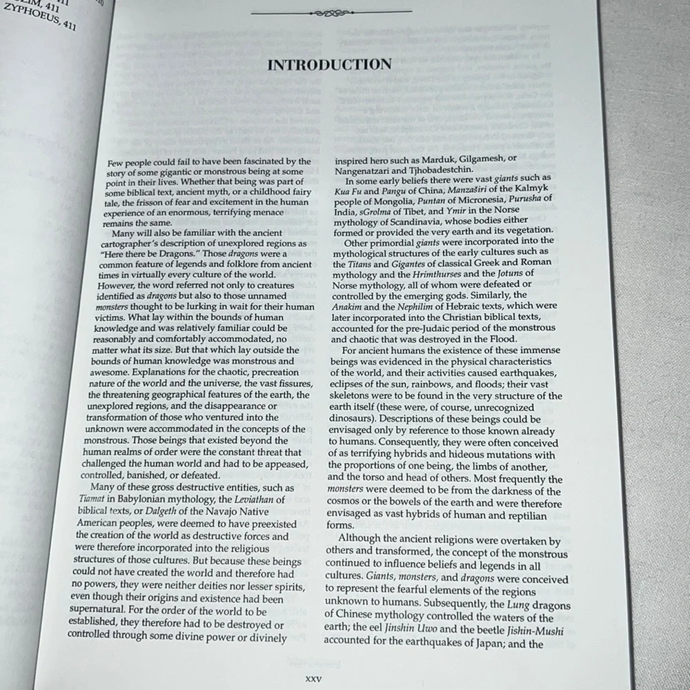 GIANTS, MONSTERS & DRAGONS AN ENCYCLOPEDIA OF FOLKLORE, LEGEND AND MYTH BOOK